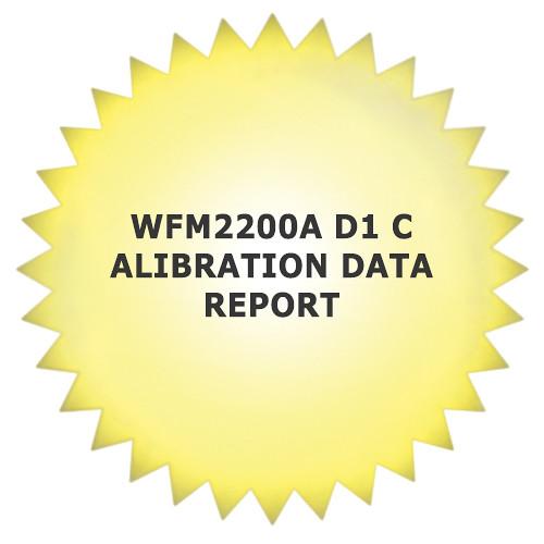 Tektronix 1-Year Calibration Data Report for WFM2200