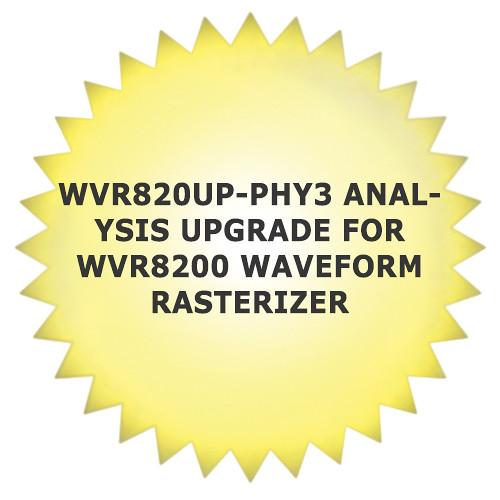 Tektronix WVR820UP-PHY3 Analysis Upgrade for WVR8200 Waveform Rasterizer
