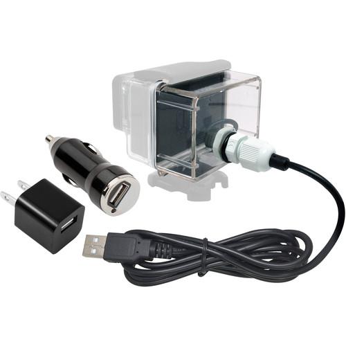 Vidpro AC DC Power Kit for GoPro HERO4 HERO3