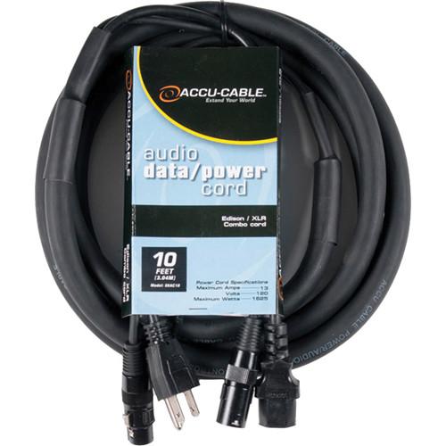 American DJ Edison Male to Female and XLR Male to Male Combo Cable