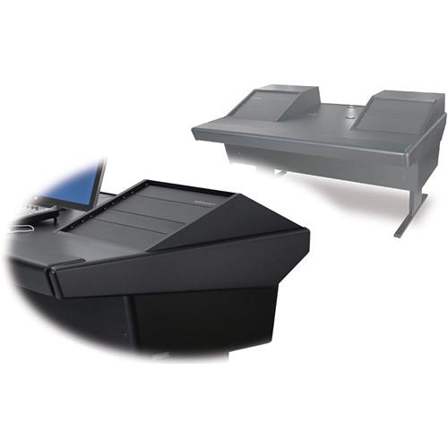 Argosy 70-70V2R Universal Workstation Desk with 25" Flat Desk Insert and Two VR1000 Front 10 RU