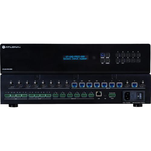 Atlona 4K UHD Dual-Distance 8x8 HDMI to HDBaseT Matrix Switcher with PoE