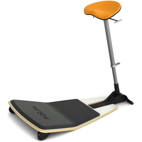 Focal Upright Furniture Locus Leaning Seat with Anti-Fatigue Mat