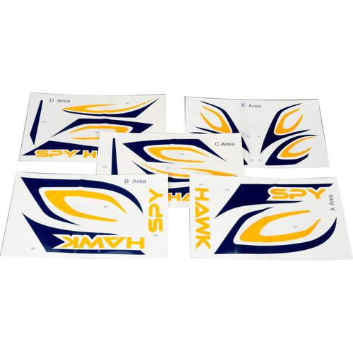 HUBSAN Body Stickers for H301S Spy Hawk RC Airplane