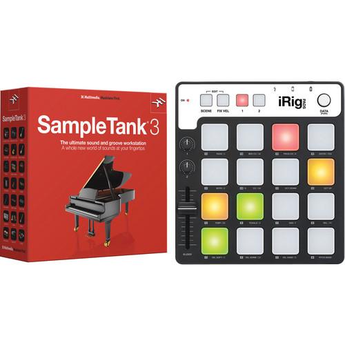 IK Multimedia SampleTank 3 and iRig Keys Pro Controller for Mac and PC