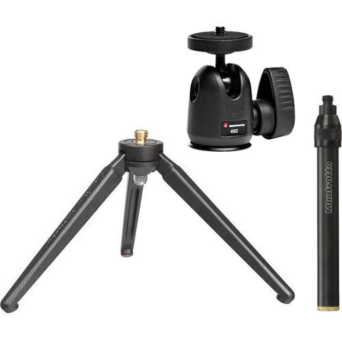 Manfrotto 209,492LONG Tabletop Tripod with Ball Head Kit