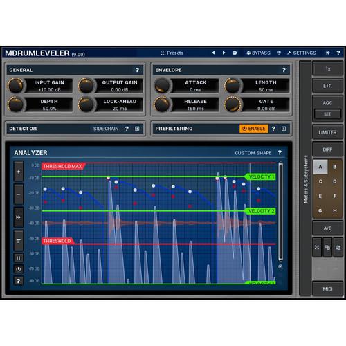 MeldaProduction MDrumLeveler - Drum and Percussion Processing Plug-In