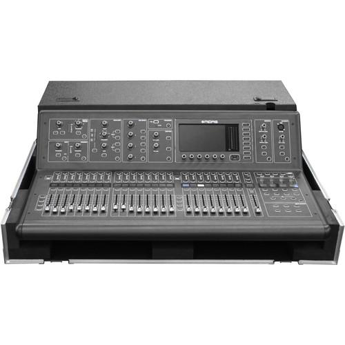 Odyssey Innovative Designs Flight Zone Case with Doghouse Cable Cover & Wheels for Midas M32 Mixing Console