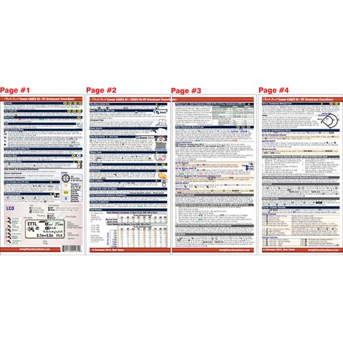 PhotoBert CheatSheet for Canon 430EX III-RT 430EX III Speedlight