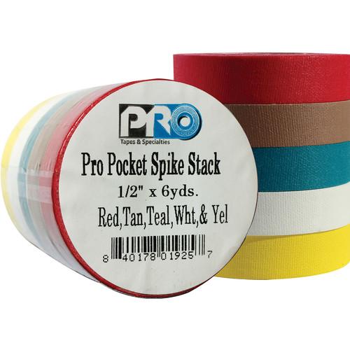 ProTapes Pro Pocket Bright Color Spike Tape Stack