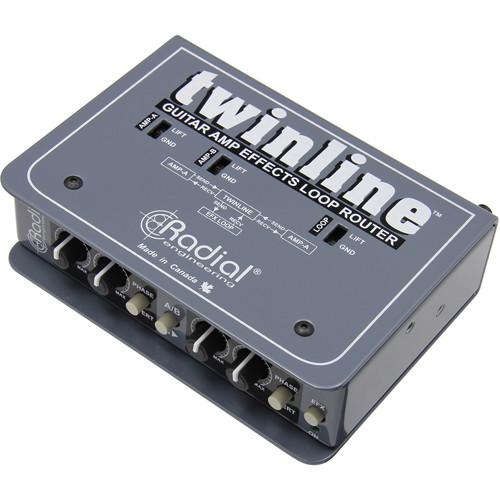 Radial Engineering Twinline FX Router for Two Guitar Amplifiers