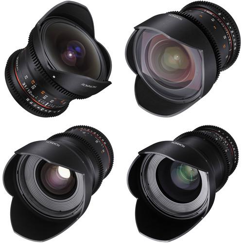 Rokinon Cine DS Wide-Angle Lens Kit with Fisheye