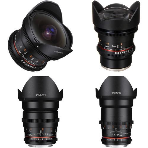 Rokinon Cine DS Wide-Angle Lens Kit with Fisheye