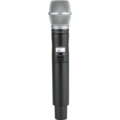 Shure ULXD2 Handheld Transmitter with SM86 Microphone Capsule