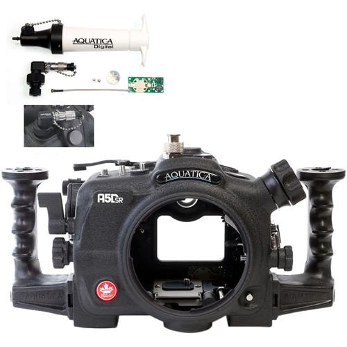 Aquatica A5DSR Pro Underwater Housing for Canon 5Ds, 5Dsr, or 5D Mk III and Vacuum Check System