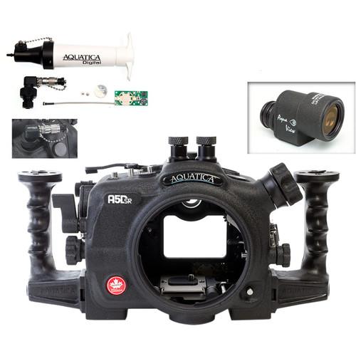 Aquatica A5DSR Pro Underwater Housing for Canon 5Ds, 5Dsr, or 5D Mk III with Aqua VF and Vacuum Check System