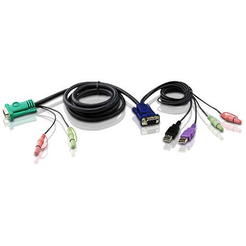 ATEN 2L-5305UU HDB, USB 2.0, and Audio to KVM Cable