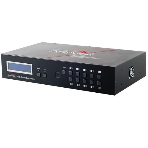 Avenview HDMI DVI over HDBaseT Lite 8x8 Matrix Switch