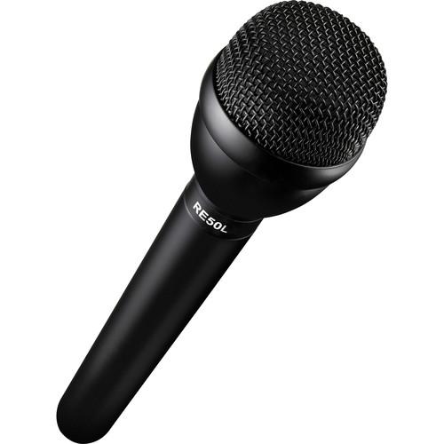 Electro-Voice RE50L - Omnidirectional Dynamic Shockmounted ENG Microphone with Long Handle