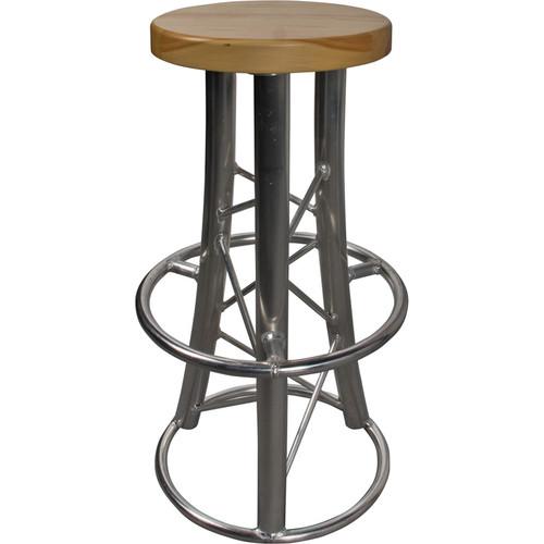 Global Truss Truss Bar Stool with Curved Legs