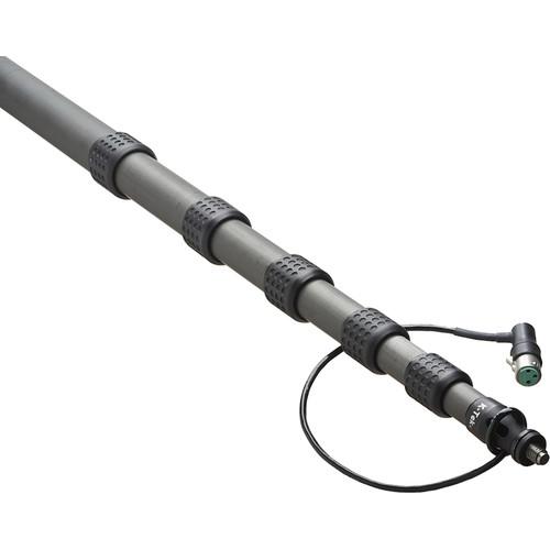K-Tek Klassic Series Traveler Boompole with Coiled Cable & Side-Mounted XLR Base