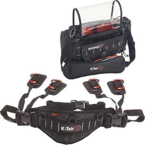 K-Tek Stingray Jr. Audio Mixer Recorder Bag & Stingray Waistbelt Kit