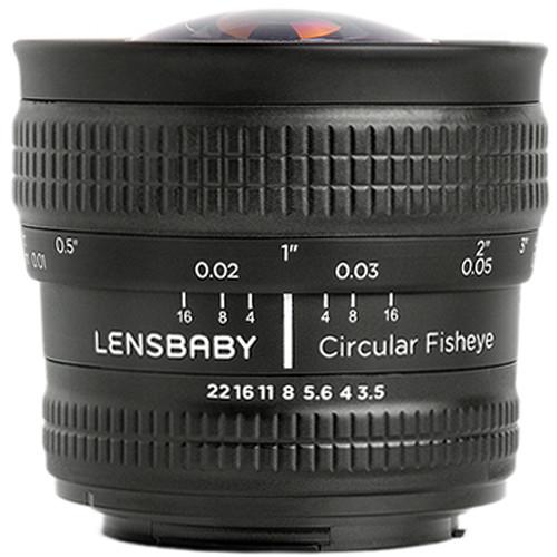 Lensbaby 5.8mm f 3.5 Circular Fisheye Lens for Fujifilm X