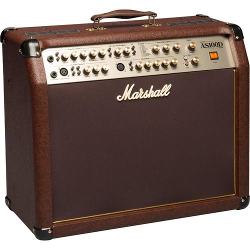 Marshall Amplification AS100D 100W 4-Channel 2x8 Acoustic Guitar Combo Amplifier with Digital Effects