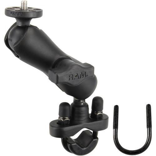 RAM MOUNTS Handlebar Rail Mount with 1 4"-20 Camera Threaded Adapter