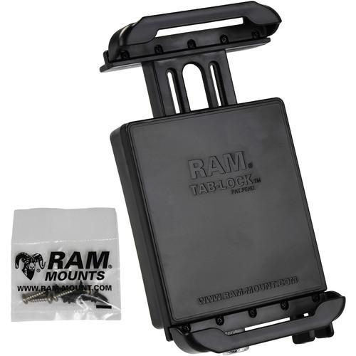 RAM MOUNTS Tab-Lock Locking Cradle for Samsung Galaxy Tab 4 7.0" Protected by an Otter Box Defender Case