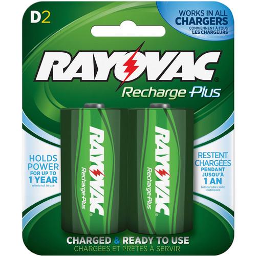 RAYOVAC Recharge Plus Rechargeable D Battery