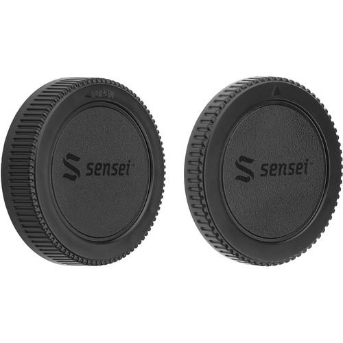 Sensei Body Cap and Rear Lens Cap Kit for Micro 4 3