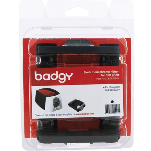 Evolis Badgy Black Monochrome Ribbon for Badgy100 & Badgy200 Card Printers