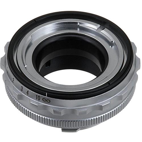 FotodioX Pro Lens Mount Adapter for Voigtländer Nokton 50mm or Ultron 50mm Prominent-Mount Lens to Leica M-Mount Camera