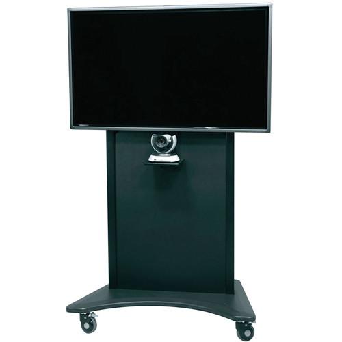 Middle Atlantic FlexView Series FVS-800SC-BK Single Display Cart with 4" Casters