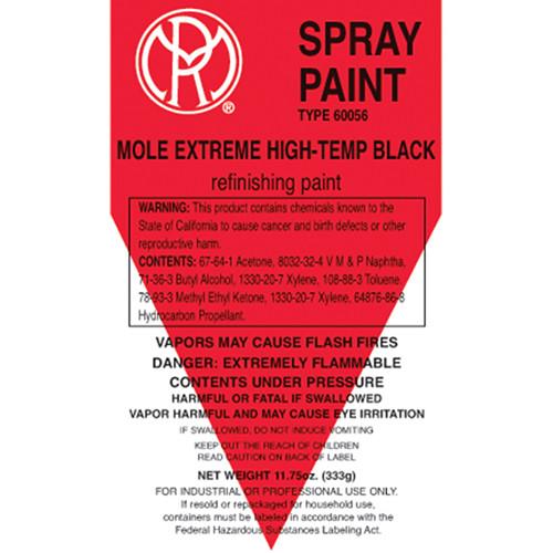 Mole-Richardson Extreme Hi-Temp Enamel Spray Paint