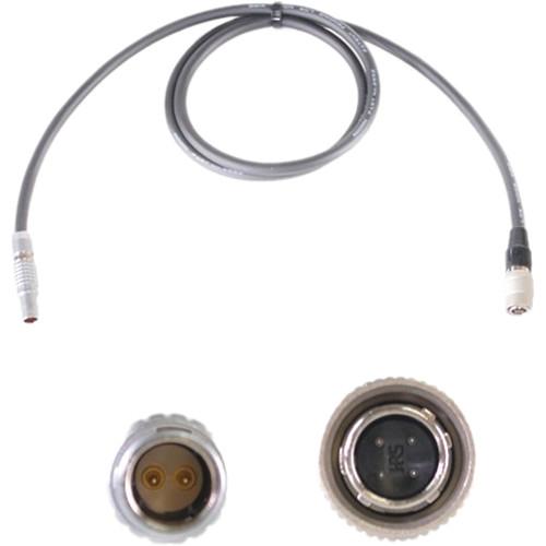 Nebtek 2-Pin LEMO Male to 4-Pin Hirose Male from ARRI2 to Pix240 Power Cable