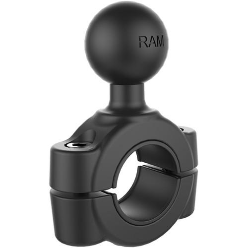 RAM MOUNTS Torque Handlebar Rail Mounting Base with 1" Ball for 0.75 to 1" Bars