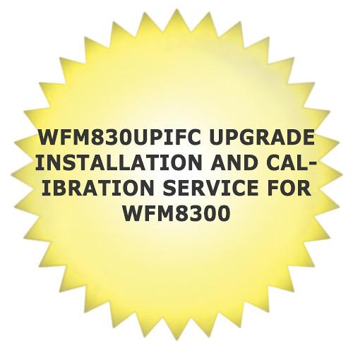 Tektronix WFM830UPIFC Service Installation and Calibration for WFM8300