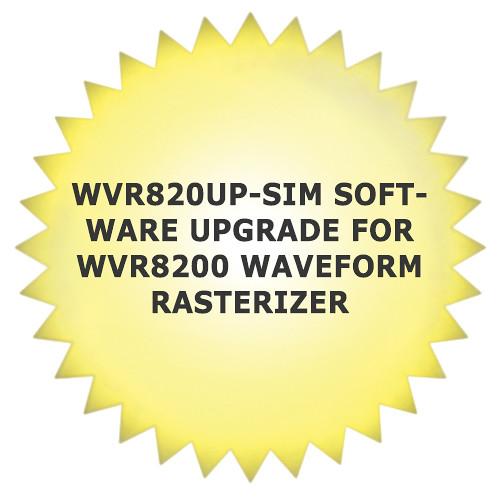 Tektronix WVR820UP-SIM Software Upgrade for WVR8200 Waveform Rasterizer