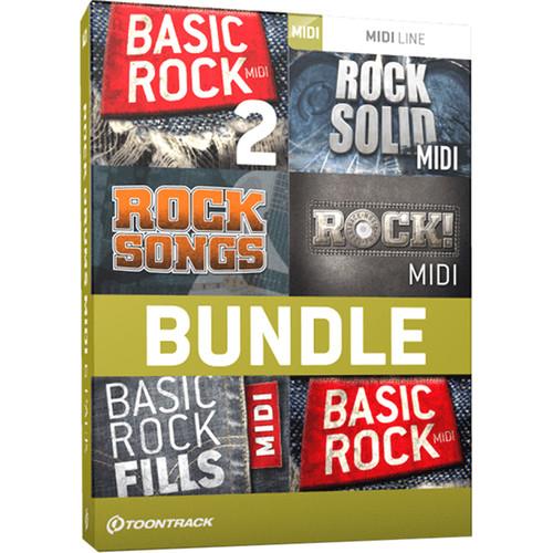 Toontrack Rock Drums MIDI 6 Pack - Drum MIDI Packs
