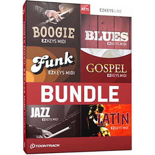 Toontrack Roots Music EZkeys MIDI 6 Pack - Piano Keyboard MIDI Packs