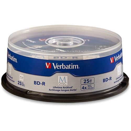Verbatim 25GB BD-R 4x M-Disc with Branded Surface