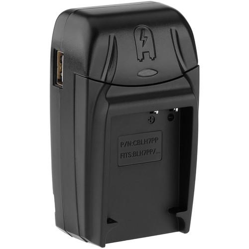 Watson Compact AC DC Charger Kit with Battery Adapter Plate for DMW-BLH7