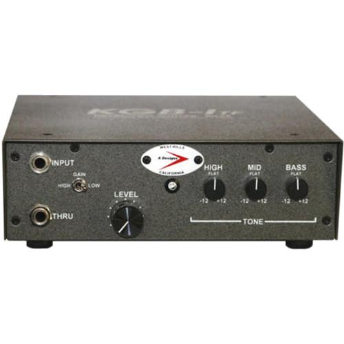 A-Designs KGB-1tf Single-Channel Solid-State Instrument Preamp and Tone Filter