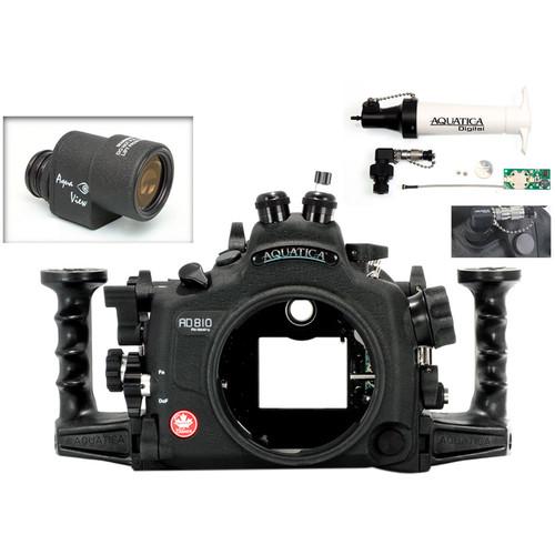 Aquatica AD810 Pro Underwater Housing for Nikon D810 with Aqua VF and Vacuum Check System