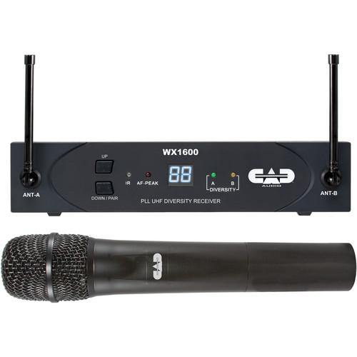 CAD WX1600 UHF 100-Channel Frequency Agile Handheld Wireless System
