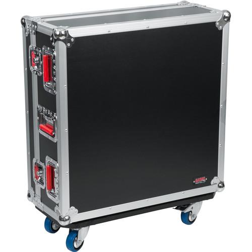 Gator Cases G-TOURQU24 ATA Wood Flight Case for Allen & Heath QU24 Mixing Console with Doghouse Design