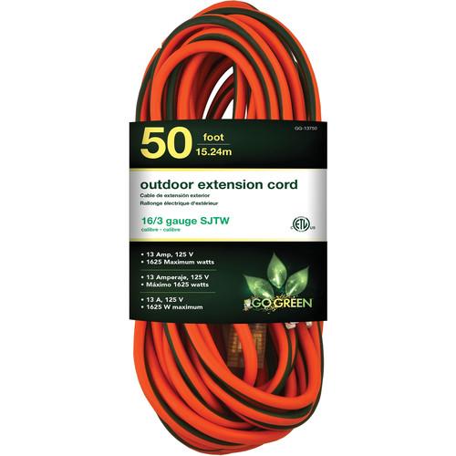 Go Green 13A 125V Outdoor Extension Cord