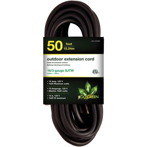 Go Green 13A 125V Outdoor Extension Cord